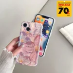 Flower Pattern iPhone Case - Pink