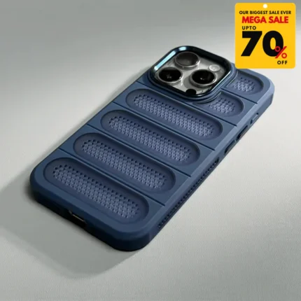 TechGrid iPhone Case - Blue