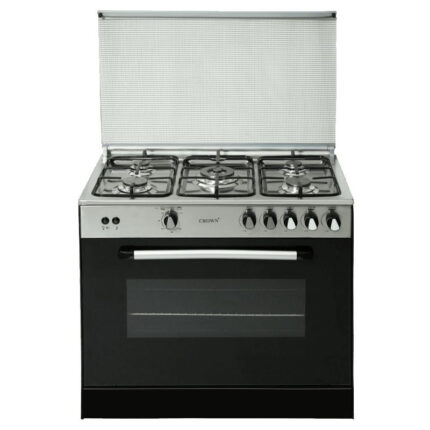 Crown 34 M – SS Cooking Range 34 Inch Top Non – Magnetic Auto Ignition Five Burner With Official Warranty