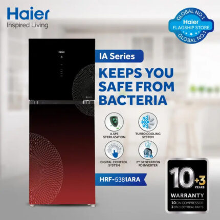 Haier HRF-538 IAPA/IARA Inverter Anti-Bacterial Refrigerator 19 Cubic Feet With Official Warranty